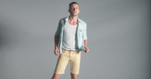 summer short outfit for men