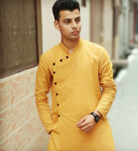 draped style kurta