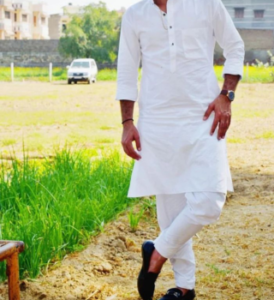 all white kurta for men