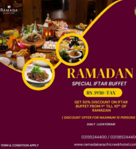 Ramada iftar buffet