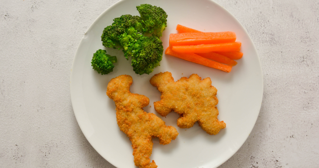 chicken nuggets for kids lunch