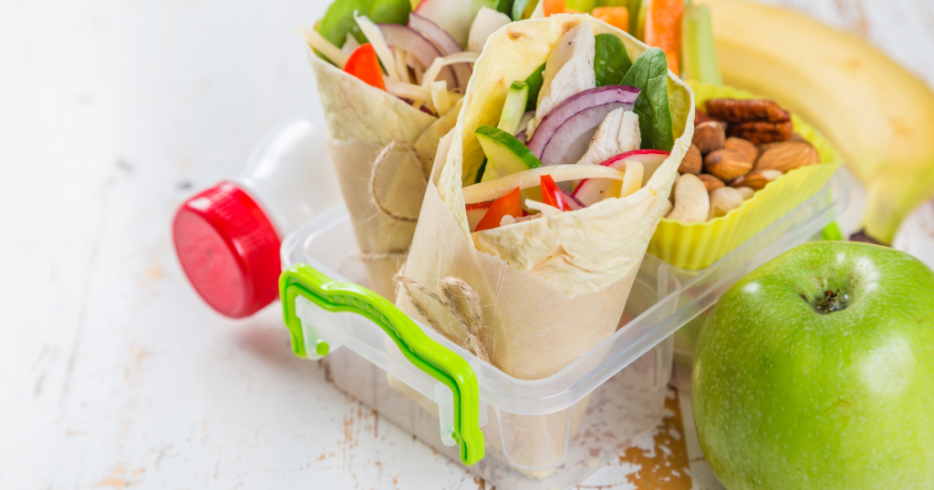 wraps for kids lunch